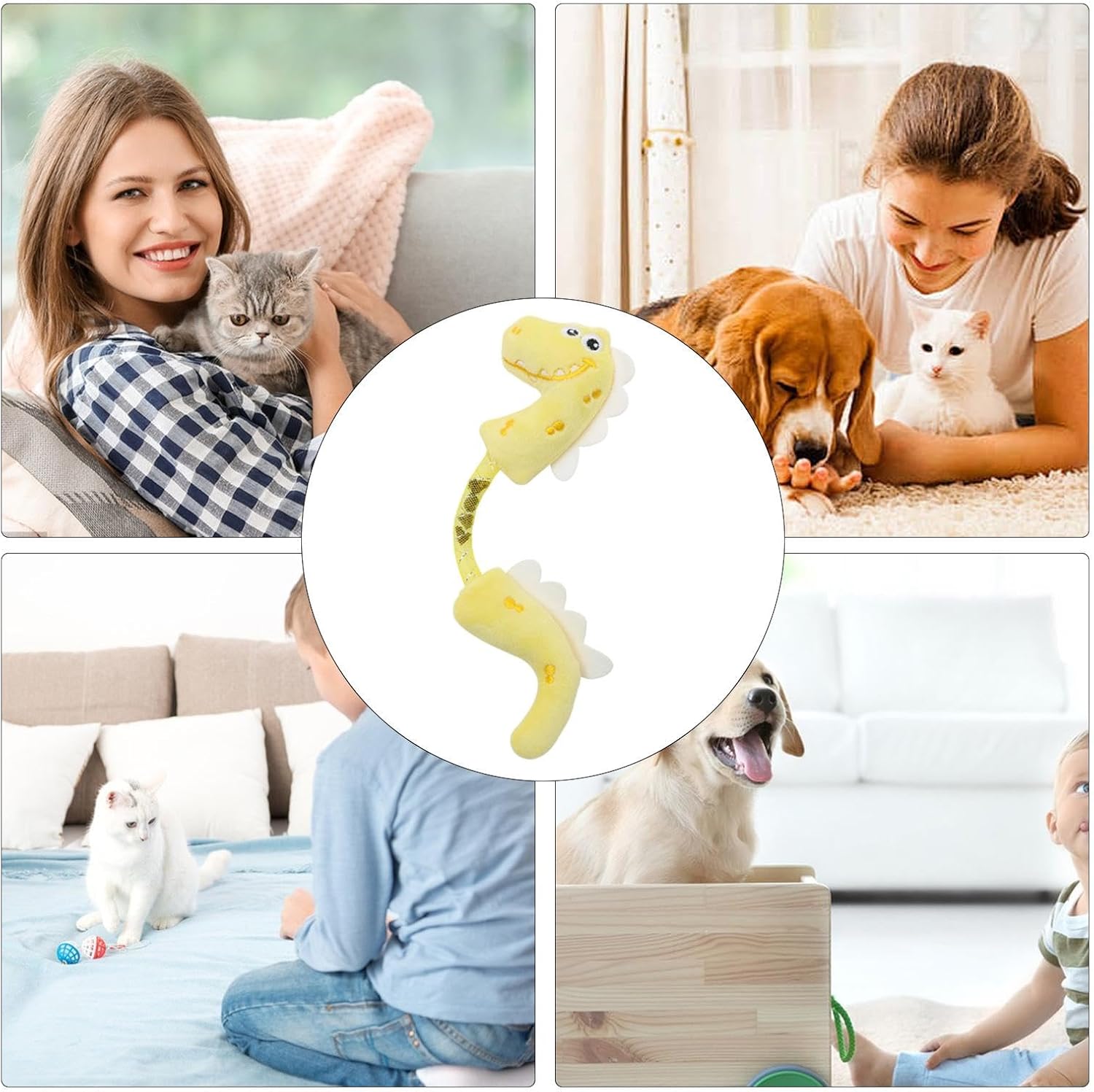 Interactive Pet Chew And Catnip Rope Toy Set: The Ultimate Playtime Companion