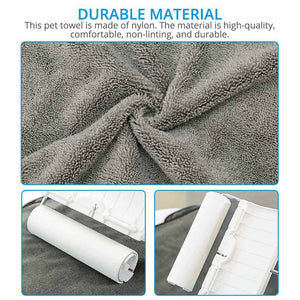 Transform Bath Time with the Super Absorbent Large Pet Bathrobe Towel
