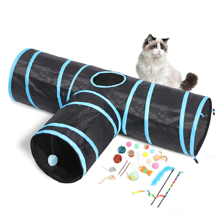 Foldable Pet Tunnel Climbing Path Toy: The Ultimate Playground for Your Feline Friend